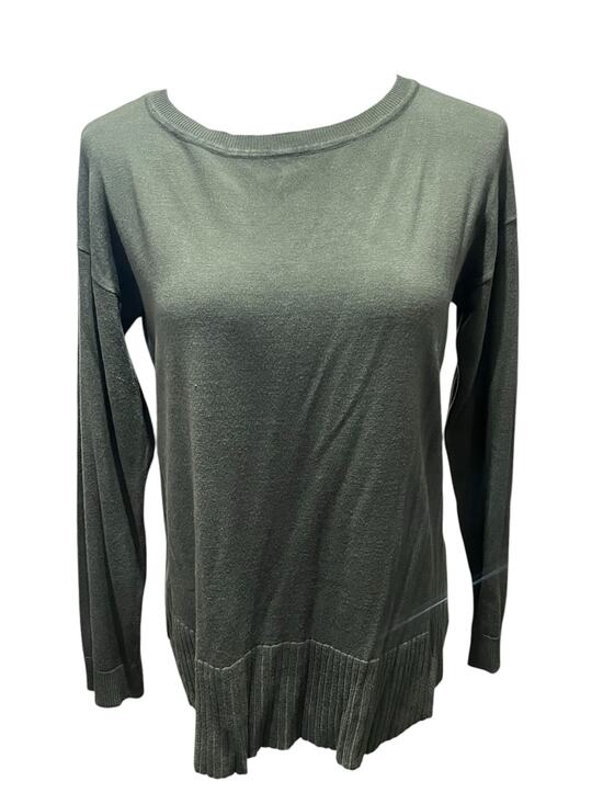 Cable & Gauge Sweaters - Cable & Gauge Women's Green Pullover Crewneck Sweater SIZE Medium